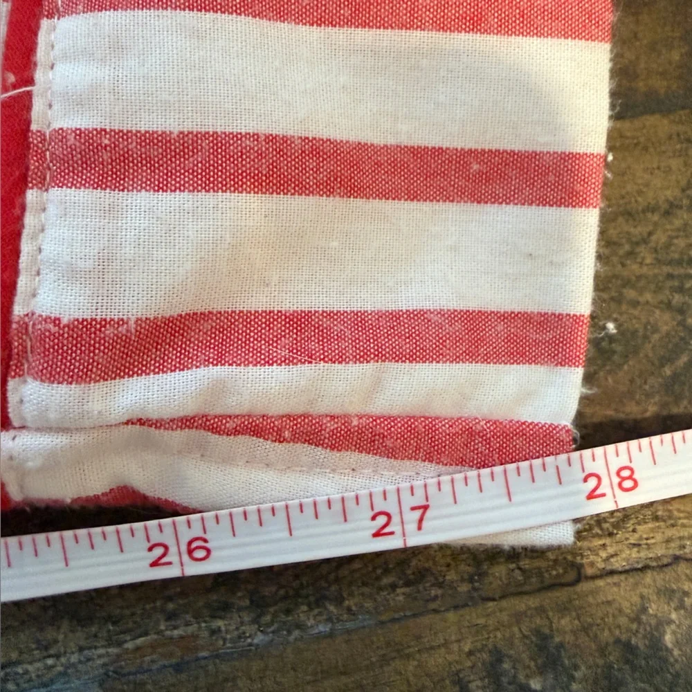 Crewcuts Red Stripe Pajama Set Kids XL / 12-14 Classic Lightweight Summer PJs